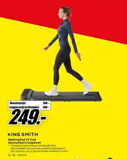 MediaMarkt Walking Pad Z1 Fold Opvouwbare loopband aanbieding