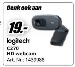 MediaMarkt C270 HD webcam aanbieding