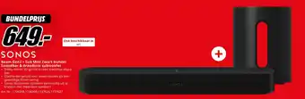 MediaMarkt Beam Gen2 + Sub Mini Zwart bundel Soundbar & draadloze subwoofer aanbieding