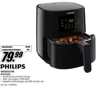 MediaMarkt Philips Airfryer aanbieding