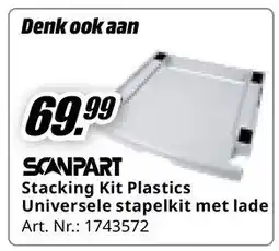 MediaMarkt Stacking Kit Plastics Universele stapelkit met lade aanbieding