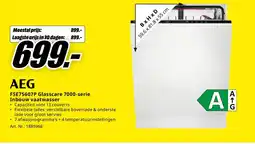MediaMarkt FSE75607P Glasscare 7000-serie Inbouw vaatwasser aanbieding
