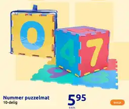 Action Nummer puzzelmat aanbieding