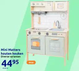 Action Mini Matters houten keuken aanbieding