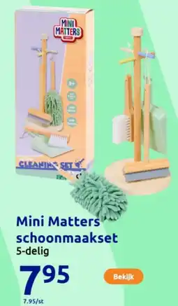Action Mini Matters schoonmaakset aanbieding