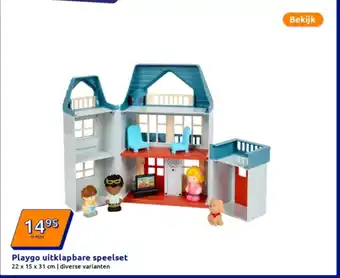 Action Playgo uitklapbare speelset aanbieding