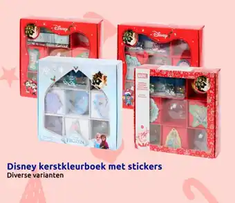 Action Disney kerstkleurboek met stickers aanbieding