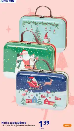 Action Kerst cadeaudoos aanbieding