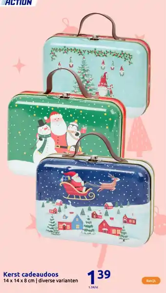 Action Kerst cadeaudoos aanbieding