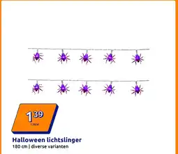 Action Halloween lichtslinger aanbieding