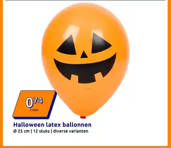Action Halloween latex ballonnen aanbieding