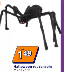 Action Halloween reuzenspin aanbieding