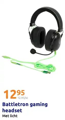Action Battletron gaming headset aanbieding