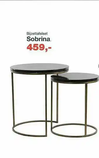 IN.HOUSE Bijzettafelset Sobrina aanbieding