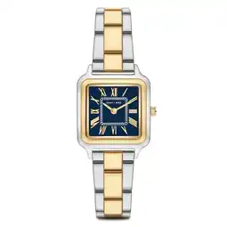 Douglas EASTSIDE Quartz horloge van Edelstaal in Zilver/geelgoud aanbieding