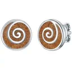 Douglas Rafaela Donata Oorbellen Spiraal van Sterling zilver in Zilver aanbieding