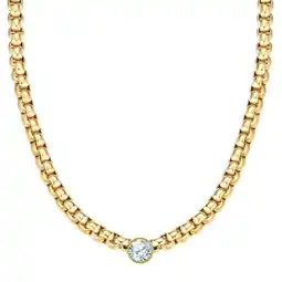 Douglas Yokoamii Ketting van verguld messing met Zirkonia aanbieding