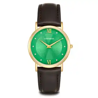 Douglas EASTSIDE Quartz horloge van Echt leer in Chocolade aanbieding