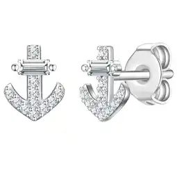 Douglas Rafaela Donata Oorbellen Anker van Sterling zilver in Zilver aanbieding