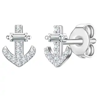 Douglas Rafaela Donata Oorbellen Anker van Sterling zilver in Zilver aanbieding