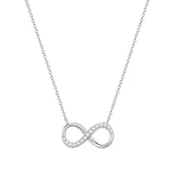 Douglas Rafaela Donata Ketting Infinity van Sterling zilver in Zilver aanbieding