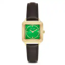 Douglas EASTSIDE Quartz horloge van Echt leer in Bruin aanbieding