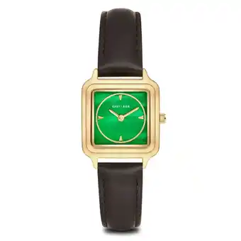 Douglas EASTSIDE Quartz horloge van Echt leer in Bruin aanbieding