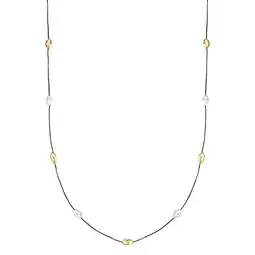 Douglas Yokoamii Ketting van verguld messing met Parel (synth.) aanbieding
