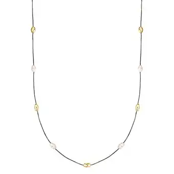 Douglas Yokoamii Ketting van verguld messing met Parel (synth.) aanbieding