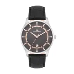 Douglas Rhodenwald & Söhne Horloge Eragon van Echt leer in Zwart aanbieding