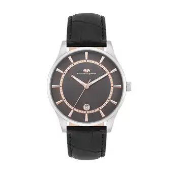 Douglas Rhodenwald & Söhne Horloge Eragon van Echt leer in Zwart aanbieding