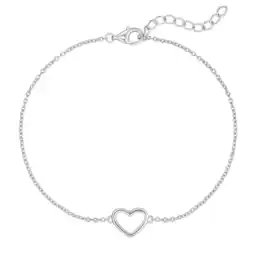 Douglas Rafaela Donata Armband Hart van Sterling zilver in Zilver aanbieding