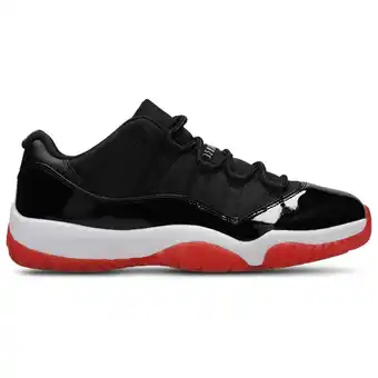 Foot Locker Jordan Retro 11 Sneakers Heren - Zwart - Maat 42 - Leer aanbieding
