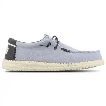 Foot Locker HEYDUDE Wally Coastline Sneakers Heren - Wit - Maat 44 - Flyknit aanbieding