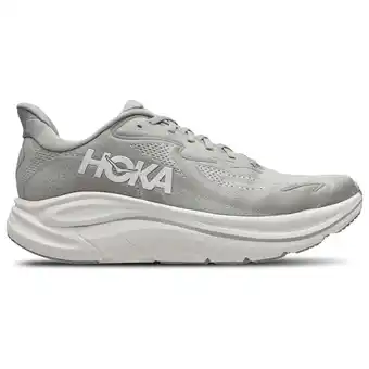 Foot Locker Hoka Clifton 10 Sneakers Heren - Grijs - Maat 41 1/3 - Mesh/Synthetisch aanbieding