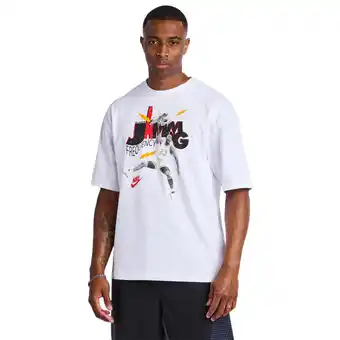 Foot Locker Jordan Jam 85 T-shirts Heren - Wit - Maat S - Katoen Jersey aanbieding