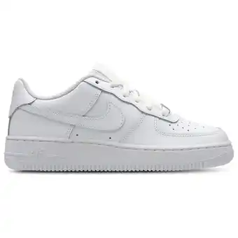 Foot Locker Nike Air Force Kindersneakers - Wit - Maat 35.5 - Leer aanbieding