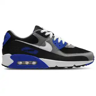 Foot Locker Nike Air Max 90 Sneakers Heren - Zwart - Maat 41 - Mesh/Synthetisch aanbieding
