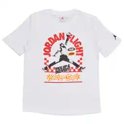 Foot Locker Jordan Deep Dish T-shirts Kinder - Wit - Maat 128 - 137 CM - Katoen Jersey aanbieding