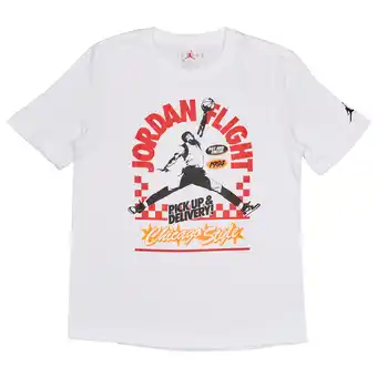 Foot Locker Jordan Deep Dish T-shirts Kinder - Wit - Maat 128 - 137 CM - Katoen Jersey aanbieding