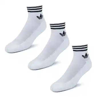 Foot Locker Adidas Trefoil Sokken Unisex - Wit - Maat 34-36 aanbieding
