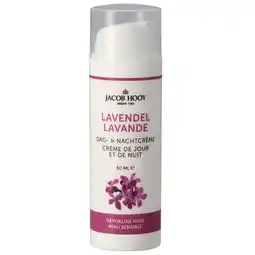 Holland & Barrett Jacob Hooy Lavendel Dag- & Nachtcrème - 50ml aanbieding