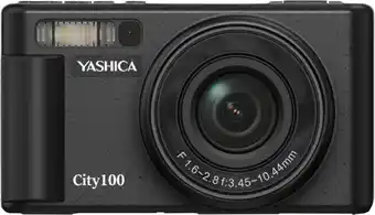 Coolblue Yashica City 100 Zwart aanbieding