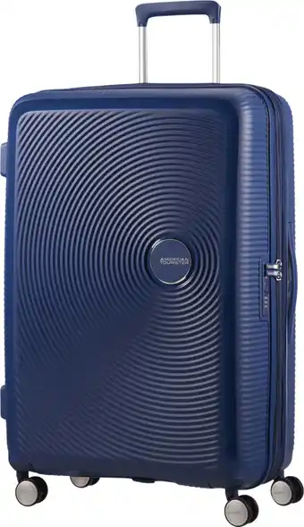 Coolblue American Tourister Soundbox Expandable Spinner 77cm Midnight Navy aanbieding