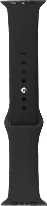 Coolblue BlueBuilt Siliconen Bandje Zwart voor Apple Watch 40/41/42 mm aanbieding
