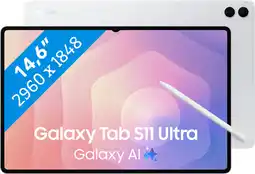 Coolblue Samsung Galaxy Tab S11 Ultra 14,6 inch 256GB Wifi Zilver aanbieding