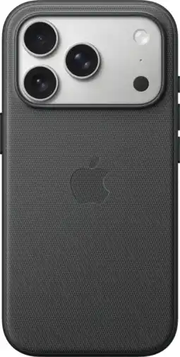 Coolblue Apple iPhone 17 Pro TechWoven Back Cover met MagSafe Zwart aanbieding