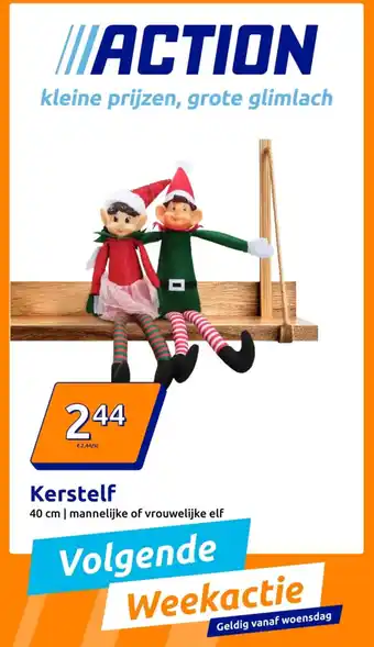 Action Kerstelf aanbieding