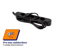 Action Pro max stekkerdoos aanbieding