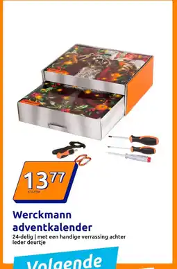 Action Werckmann adventkalender aanbieding